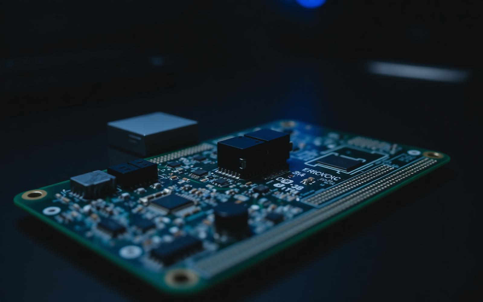 Electronics workspace at Trizovex Tech Solutions